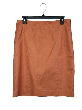 The Limited Rust Orange Pencil Skirt